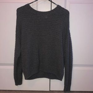 dark grey h&m sweater
